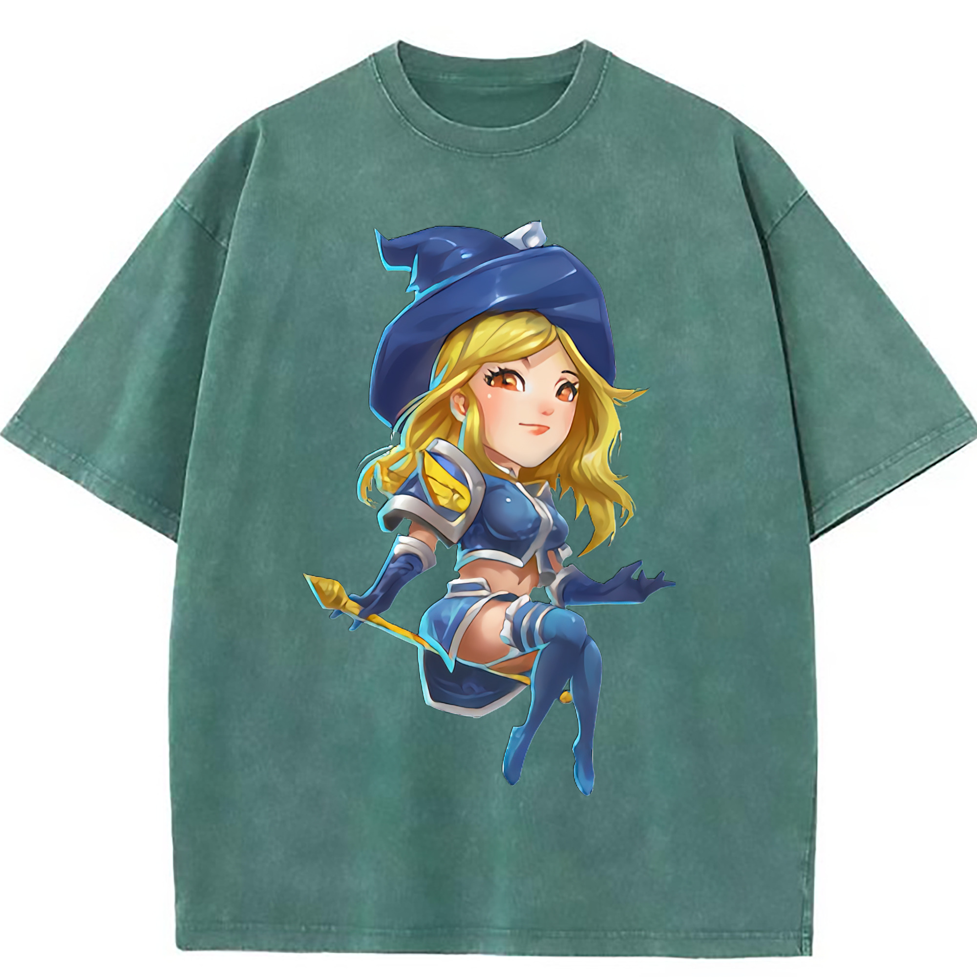 （画像用） リーグ・オブ・レジェンド League of Legends LOL 綿100% ヴィンテージ風 半袖Tシャツ（フロントプリント）